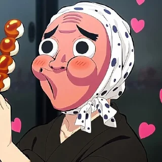 😍 emoji Ханезука он няшка Telegram sticker 1 of 54
