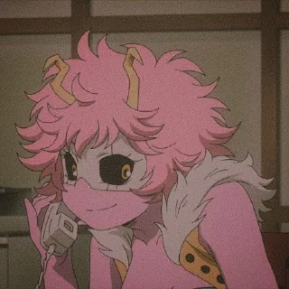 📞 emoji Мина Ашидо Telegram sticker 6 of 39