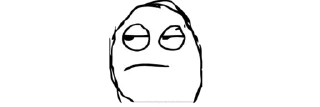 😒 emoji Trollface @MYpl4ylist Telegram sticker 21 of 75