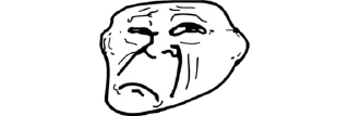 ☹️ emoji Trollface @MYpl4ylist Telegram sticker 10 of 75