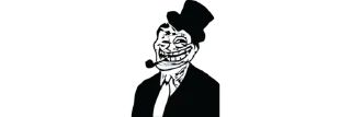 😎 emoji Trollface @MYpl4ylist Telegram sticker 16 of 75