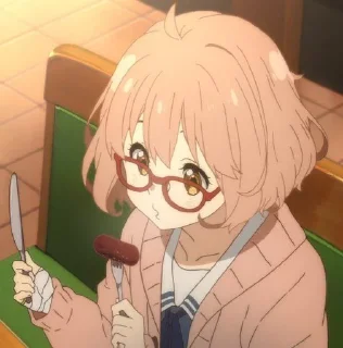 💫 emoji kyoukai no Kanata | @ALIXUNDER Telegram sticker 14 of 34