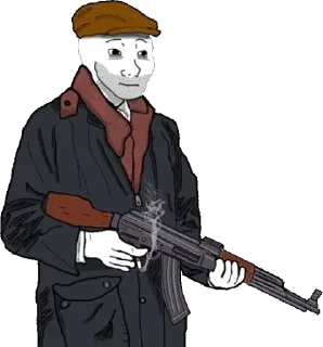 🇹🇷 emoji Wojak Military by : @gadasim Telegram sticker 19 of 80