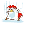 💧 emoji Chicken Telegram sticker 20 of 23