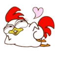😍 emoji Chicken Telegram sticker 12 of 23