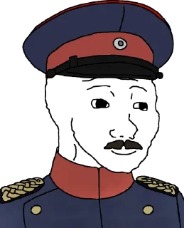 🇷🇺 emoji Wojak Military by : @gadasim Telegram sticker 1 of 80