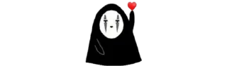 ♟ emoji Kaonashi ♟ @MYpl4ylist Telegram sticker 19 of 26