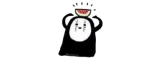 ♟ emoji Kaonashi ♟ @MYpl4ylist Telegram sticker 16 of 26