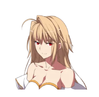 😏 emoji Type-Moon 🌙 Melty Blood Telegram sticker 19 of 120