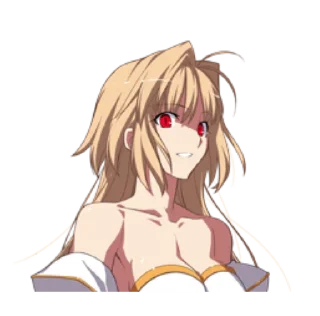 😦 emoji Type-Moon 🌙 Melty Blood Telegram sticker 18 of 120