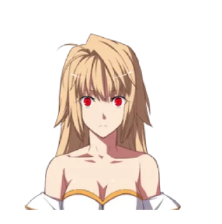 😕 emoji Type-Moon 🌙 Melty Blood Telegram sticker 16 of 120
