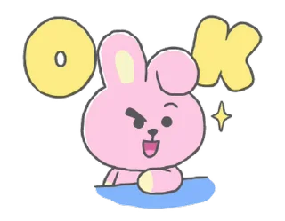Sticker from @WithBTS 🩵 BT21