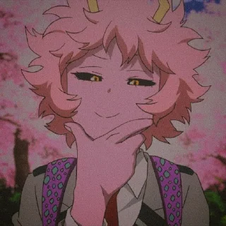 😏 emoji Мина Ашидо Telegram sticker 18 of 39