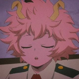 😮‍💨 emoji Мина Ашидо Telegram sticker 22 of 39