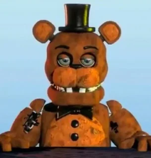😐 emoji FNAF(Freddy) Telegram sticker 14 of 87