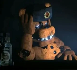 😐 emoji FNAF(Freddy) Telegram sticker 18 of 87