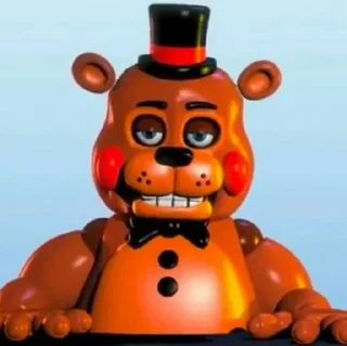 😐 emoji FNAF(Freddy) Telegram sticker 13 of 87