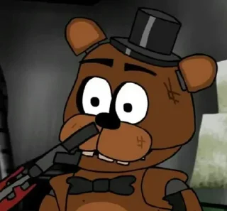 😐 emoji FNAF(Freddy) Telegram sticker 7 of 87