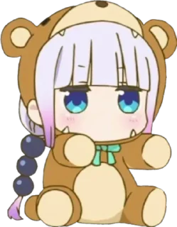 🧸 emoji Kanna Chan Telegram sticker 1 of 13