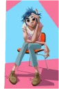 😔 emoji Gorillaz Telegram sticker 5 of 33