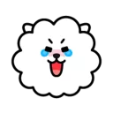 😂 emoji BT21 [ @WithBTS ] Telegram sticker 7 of 42