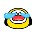 😫 emoji BT21 [ @WithBTS ] Telegram sticker 14 of 42