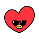 😎 emoji BT21 [ @WithBTS ] Telegram sticker 6 of 42