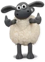 👍 emoji Shaun the Sheep Telegram sticker 15 of 17