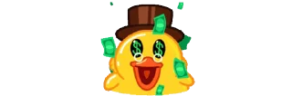🤑 emoji mini Duck @MyPl4ylist Telegram sticker 18 of 46