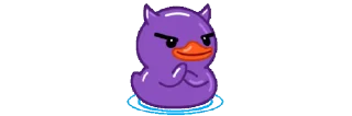😈 emoji mini Duck @MyPl4ylist Telegram sticker 9 of 46