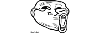 Sticker from Trollface @MYpl4ylist