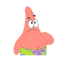 🤔 emoji Patrick @TGRstickers Telegram sticker 14 of 48