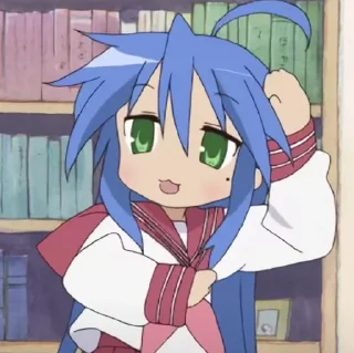 🌟 emoji ⭐┆ Konata Izumi ٭ @KesitoMania Telegram sticker 23 of 120