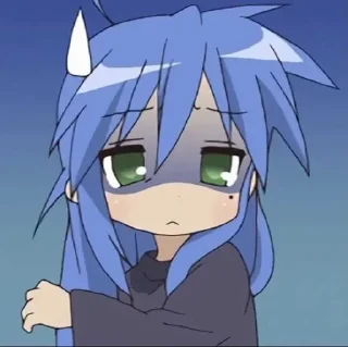 🌟 emoji ⭐┆ Konata Izumi ٭ @KesitoMania Telegram sticker 24 of 120
