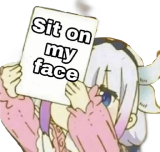 😏 emoji Kanna Chan Telegram sticker 6 of 13