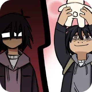 😨 emoji Shiro sfa | @pwyo0 Telegram sticker 12 of 70