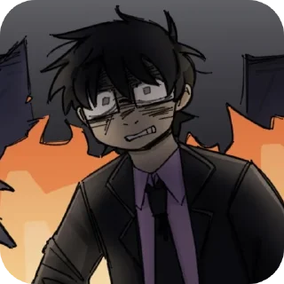 😕 emoji Shiro sfa | @pwyo0 Telegram sticker 15 of 70