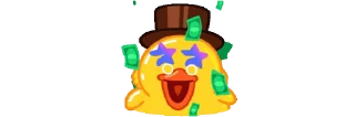 💸 emoji 'Mini Duck | @iStickerLand, Telegram sticker 9 of 46