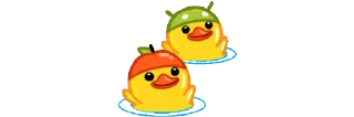 😐 emoji 'Mini Duck | @iStickerLand, Telegram sticker 21 of 46