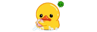 🛁 emoji 'Mini Duck | @iStickerLand, Telegram sticker 24 of 46