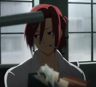 😏 emoji Type-Moon 🌙 Kara no Kyoukai - Telegram sticker 17 of 120
