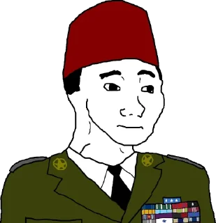 Sticker from Wojak Military by : @gadasim