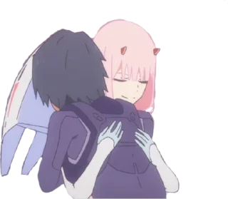 ❤️ emoji Zero Two Telegram sticker 17 of 24