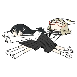 😪 emoji Shimeji Simulation Telegram sticker 22 of 44