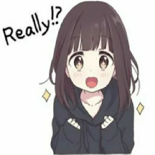 😮 emoji Chica pelo corto Telegram sticker 6 of 53
