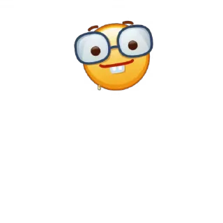 🤓 emoji Cute emoji - @Gatta_Strafatta Telegram sticker 22 of 81