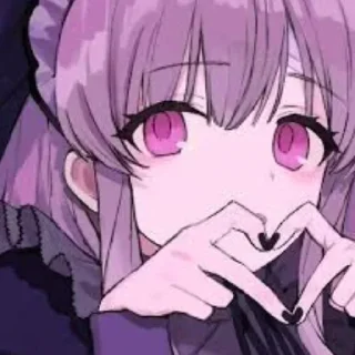 🫶 emoji Anime Girls By Dobryak Telegram sticker 23 of 75