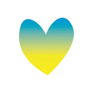 ❤️ emoji Support Ukraine Telegram sticker 22 of 22
