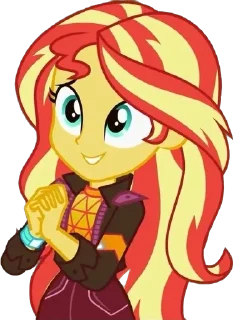 😁 emoji Equestria girls Telegram sticker 7 of 81