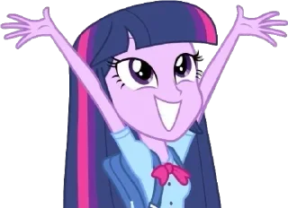 😁 emoji Equestria girls Telegram sticker 14 of 81